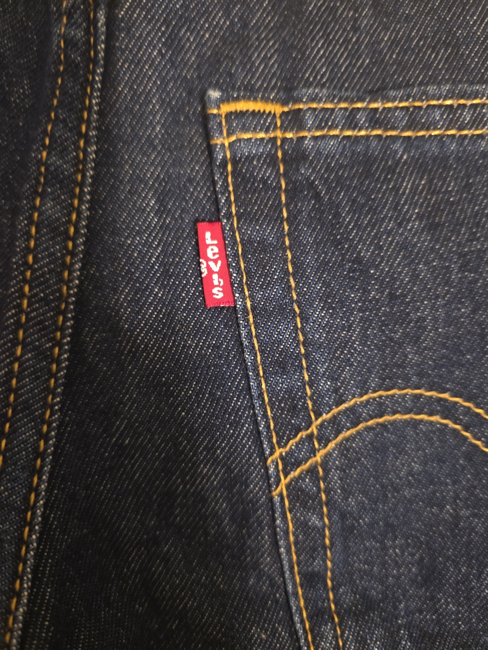 Levi’s Middy Loose Bootcut Jeans - Dark Wash Blue (Size 24) NWT - Picture 6 of 7